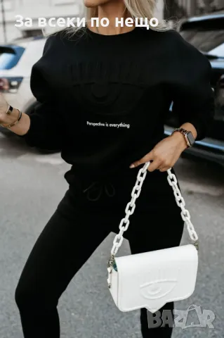 Дамски ватиран спортен комплект - 4 налични цвята Код A164, снимка 2 - Спортни екипи - 47585649