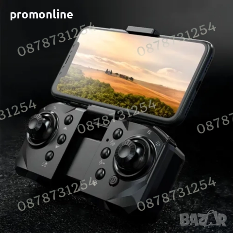 Безчетков дрон квадрокоптер двойна HD камера 8К 360 градуса 5G, снимка 15 - Други - 52239077