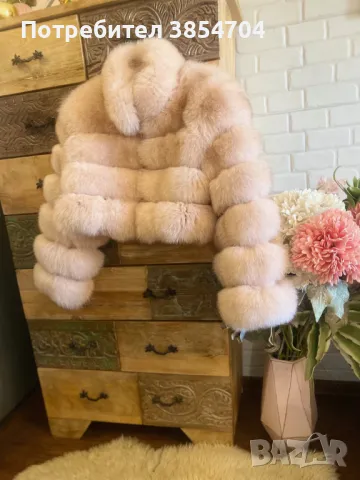 Палто естествен косъм*лисица , снимка 6 - Палта, манта - 47968109