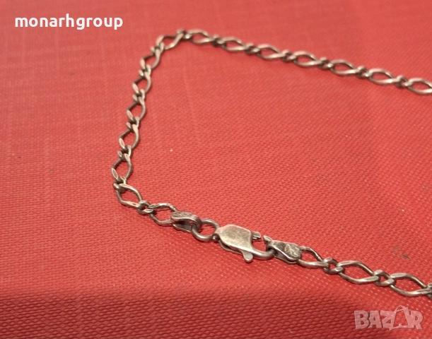Сребърна верижка, снимка 4 - Колиета, медальони, синджири - 53001697