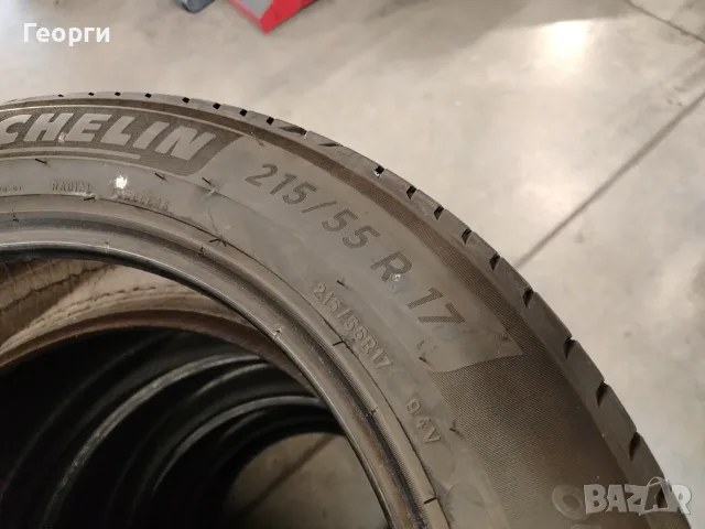 2бр.летни гуми 215/55/17 Michelin, снимка 4 - Гуми и джанти - 56336818