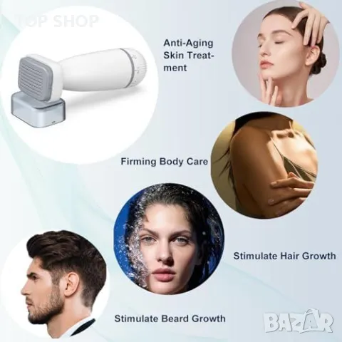 Нов Дерма стик с регулируеми игли за растеж на коса и брада Микронидлинг, снимка 6 - Тримери - 49945211