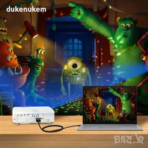 HDMI към VGA активен кабел 1080p – 1 м, снимка 3 - Кабели и адаптери - 53172081