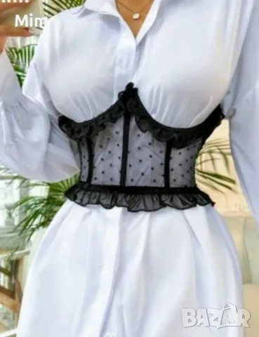 L/XL Черен еластичен корсет / колан / 