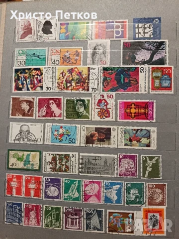 Класьор с пощенски марки. , снимка 3 - Филателия - 51008663