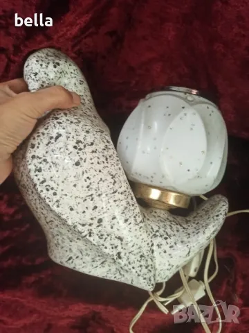 Порцеланова олекотена нощна лампа гълъб ,стилна и елегантна в по-модерен стил, снимка 5 - Други ценни предмети - 48766791