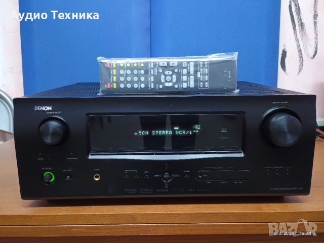 Ресивър (усилвател) DENON AVR-1610. Перфектен! , снимка 1