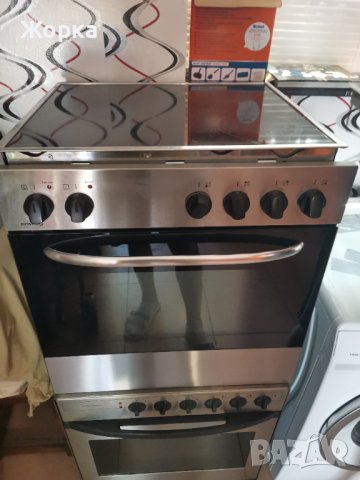 Иноксова Фурна за вграждане с керамичен плот PRIVILEG 