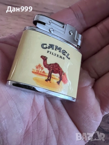 Винтидж бензинова запалка CAMEL, снимка 3 - Запалки - 53131381