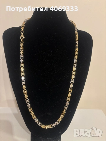 Златен ланец 37.03гр 14к 66см, снимка 8 - Колиета, медальони, синджири - 54175786