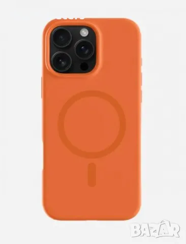 Калъф Liquid Silica MagSafe за iPhone 15 Pro 6.1 / Оранжев / + Протектор Баркод : 3131499