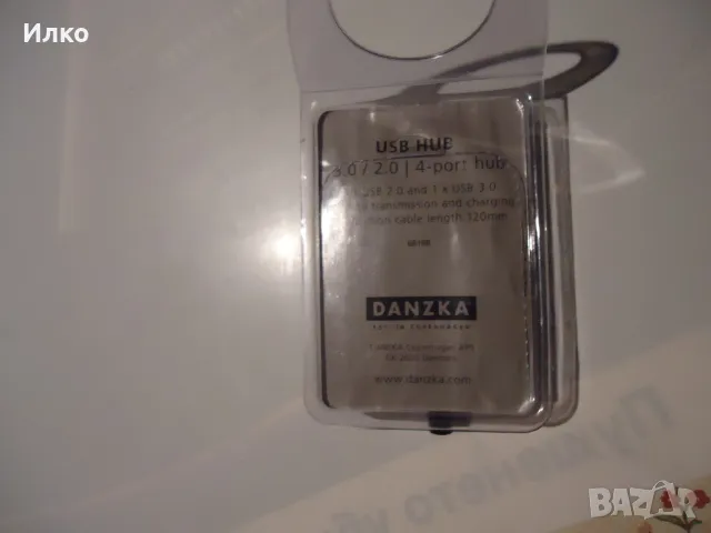 USB HUB - 4xUSB, снимка 3 - Кабели и адаптери - 48910137