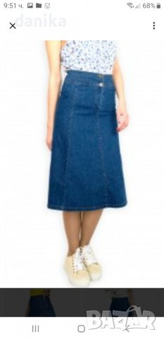 Дънкова пола XS / S , снимка 3 - Поли - 37441275