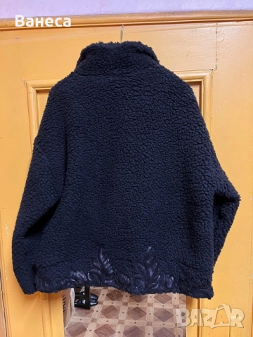 Ръчно изработено дамско яке тип „теди“, снимка 3 - Якета - 52597710
