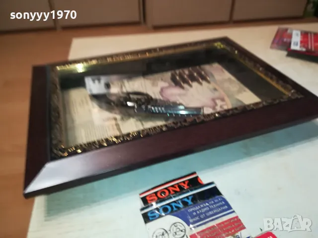 КАРТИНА СЪС СТЪКЛО И ПИЩОВ ВЪТРЕ 3103251855, снимка 6 - Антикварни и старинни предмети - 49714056