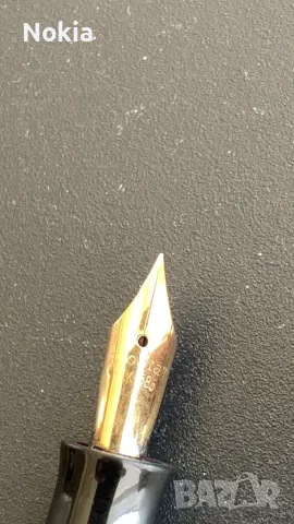 Винтидж немска писалка PROVITAR 14K – златно перо, бутонен пълнител, снимка 5 - Ученически пособия, канцеларски материали - 50365279