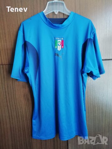 Italy World Cup 2006 Puma оригинална тениска фланелка размер М Италия Пума , снимка 1 - Тениски - 37125388