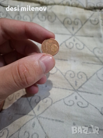 1 cent Euro, снимка 2 - Нумизматика и бонистика - 53124628