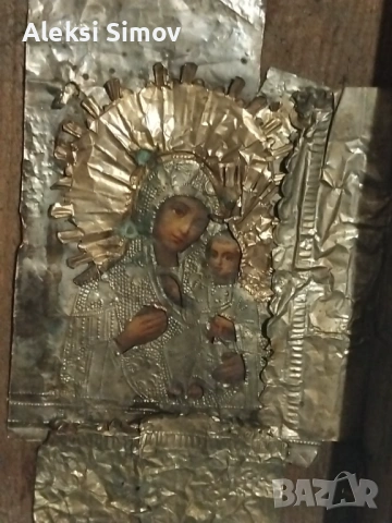 продава се стара икона, снимка 2 - Антикварни и старинни предмети - 53050778