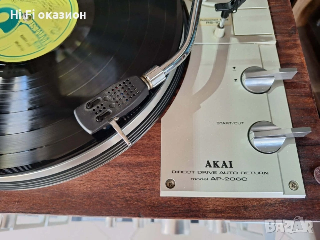 Грамофон AKAI AP-206C direct drive, снимка 6 - Грамофони - 54036213