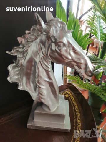 Статуетка конска глава в 2 цвята , снимка 4 - Статуетки - 37293962