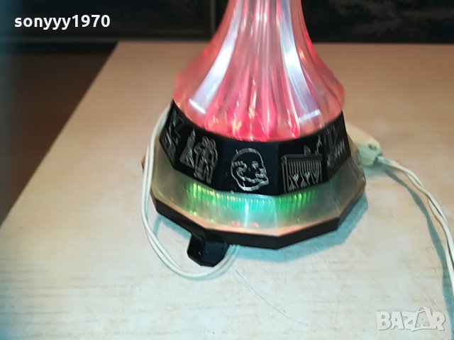 АНТИКА ОТ СОЦА-руска ретро лампа-32х15см, снимка 14 - Настолни лампи - 29914613