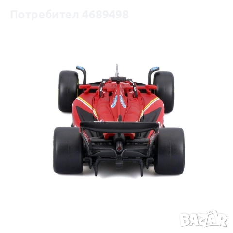 Bburago F1 модел – Ferrari SF-24 #16 Leclerc с каска | FanRaces, снимка 4 - Фен артикули - 52869473