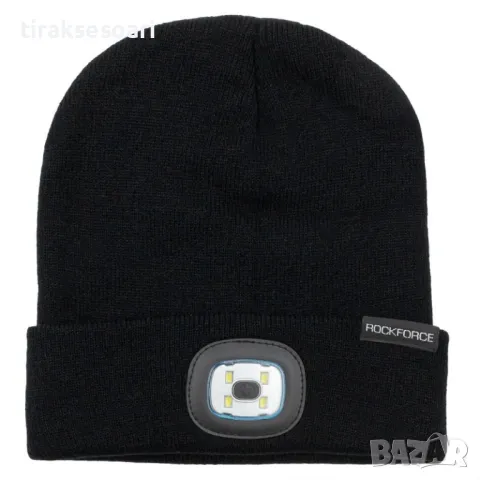 Зимна шапка с вградено LED осветление с USB зареждане ROCKFORCE, снимка 2 - Аксесоари и консумативи - 48320993