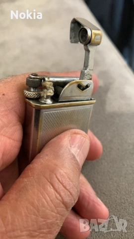 Стара винтич запалка POLO England Art deco , снимка 3 - Антикварни и старинни предмети - 54215525