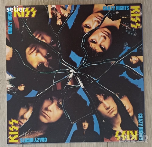 Kiss ‎– Crazy Nights Издание 🇬🇧 UK 1987г Стил:ROCK , GLAM Състояние на винила:NEAR MINT Състояние 