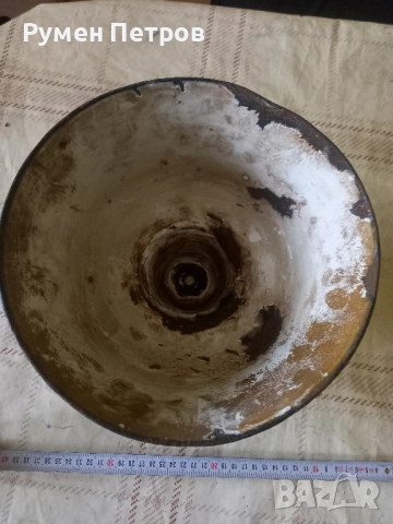 Цокъл от промишлена лампа, БГ, соц., снимка 4 - Антикварни и старинни предмети - 51897873