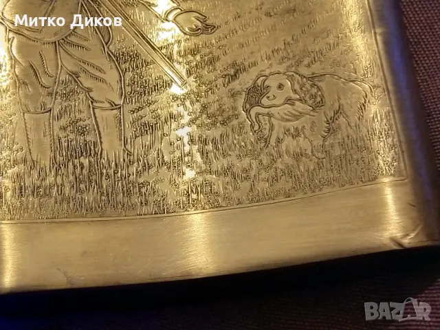 England Sheffield rose  pewter рядка английска флашка павур 8 юза ловен мотив отлична, снимка 11 - Екипировка - 49797961