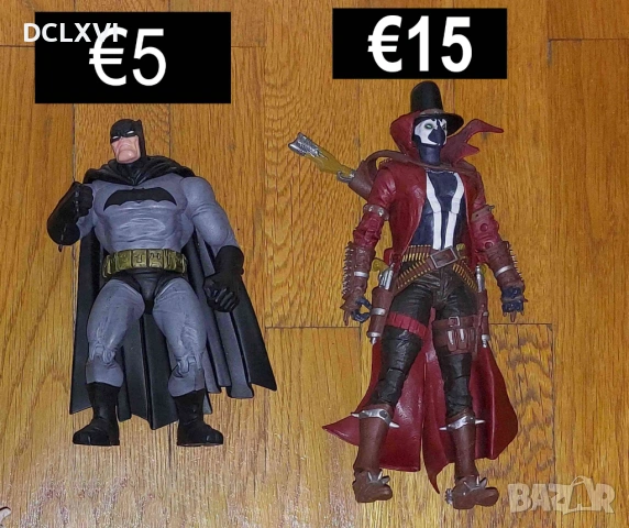Batman, Spawn, Cable, Iron Maiden, Predator, Alien екшън фигури