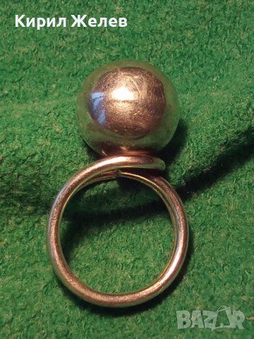 СРЕБЪРЕН ФЕШЪН АР ДЕКО СТИЛ ВИНТИДЖ ПРЪСТЕН СРЕБРО 925 РЪЧНА МАЙСТОРСКА ИЗРАБОТКА 7629, снимка 2 - Пръстени - 37395465