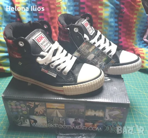 BritishKnights Black/Red Trainers Size EU29, детски , нови в кутия