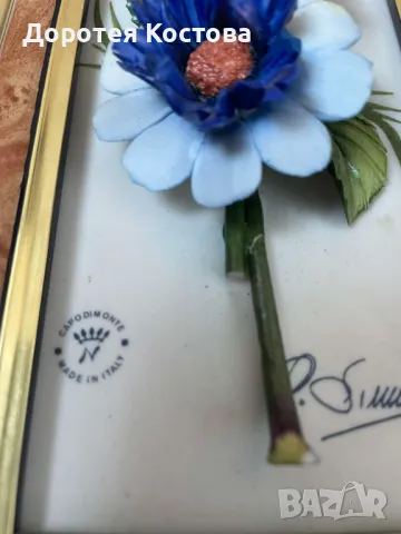 Красива 3д картина с порцелан от Италия, снимка 7 - Антикварни и старинни предмети - 48418684