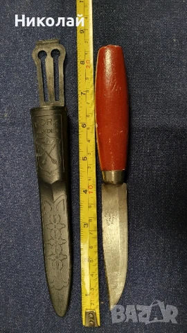 Стар скандинавски нож, финка Швеция 4, снимка 2 - Антикварни и старинни предмети - 50539561