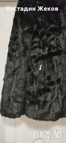 Ново . Дамско пухено палто. ZARA WOMAN. , снимка 11 - Палта, манта - 56247527