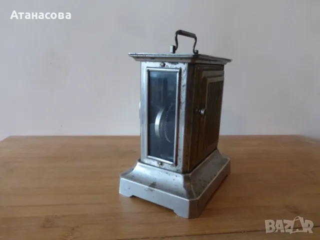 Немски настолен механичен часовник с латерна Жокер 1920 г , снимка 5 - Антикварни и старинни предмети - 48641582