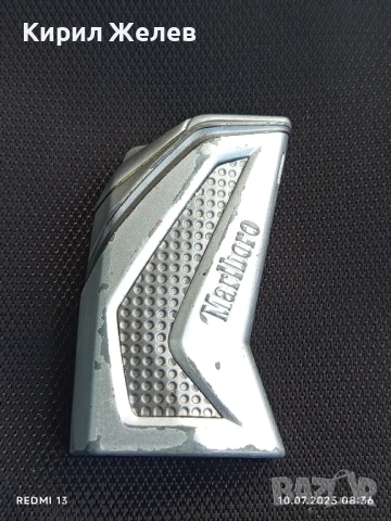 Стара метална запалка MARLBORO работи нестандартна форма за ЦЕНИТЕЛИ 50657, снимка 4 - Други ценни предмети - 50969846