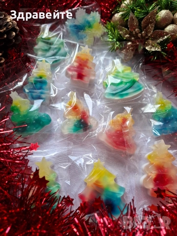 Бюджетни коледни сапунчета , снимка 3 - Коледни подаръци - 52694956