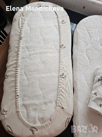 Чаршаф с ластик Чаршаф за легло Чаршаф за бебешка кошара повивалник с ластик памук и микрофибър, снимка 6 - Кошарки - 54213296