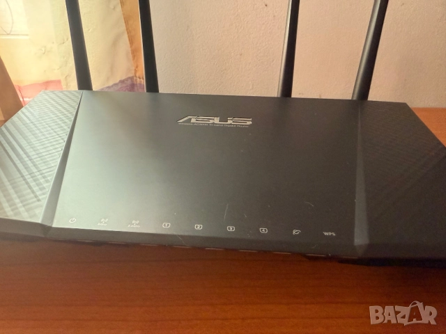 Трибандов Безжичен рутер Asus RT-AC3200, AC 3200, 600+1300+1300 Mbps, 4xLAN, FreshTomato Firmware, снимка 3 - Рутери - 52242949