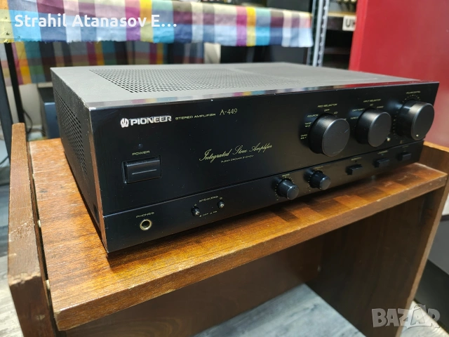 Pioneer A-449 Стерео Усилвател , снимка 2 - Ресийвъри, усилватели, смесителни пултове - 54108764