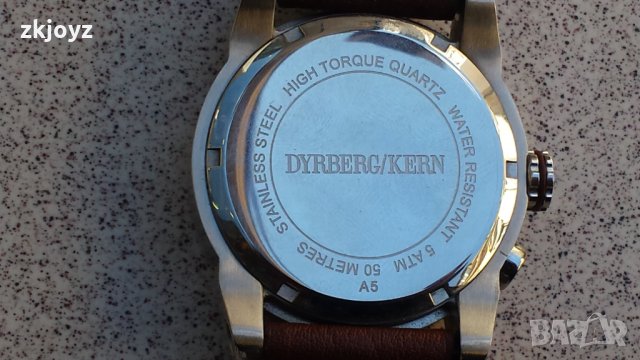 НОВ  МЪЖКИ ЧАСОВНИК DYRBERG KERN / WATER RESISTANT, снимка 5 - Мъжки - 34481972