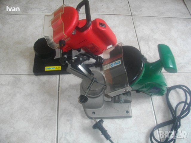 220-180 Вата-Ел.Машина Заточване Вериги-Немска-Професионална-ATIKA-Без Диск/CMI-Нова-Отлична