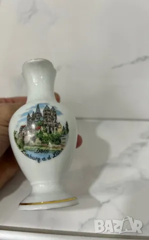 Изящна рядка вазичка Limburg Germany, снимка 4 - Антикварни и старинни предмети - 49232169