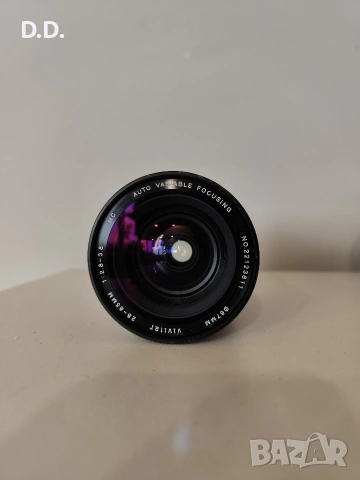 Обектив Vivitar F2.8 28-85mm (Minolta MD) за профилактика, снимка 7 - Обективи и филтри - 53883269