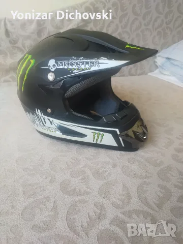 Продавам каска Monster, снимка 3 - Спортна екипировка - 55952526