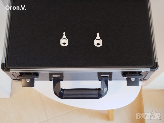 ⚫ BLACK 👁️‍🗨️👁️‍🗨️ FRIDAY⚫Алуминиев Куфар 380/260/160, снимка 4 - Нумизматика и бонистика - 52142038